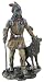 Sale - Native American Indian Sculpture - Plains Indian w/ Wolf