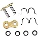 D.I.D Rivet Connecting Link for 520 NZ Super Non-O-Ring Chain - Natural 520NZ ZJ