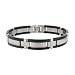 Stainless Steel Men's Link Bracelet w/ Black Plating, 8.50''