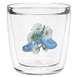 Garden Shoes 12 oz Double-Old-Fashioned Insulated Beverage Tumbler, Clear