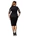 Kiyonna Women's Plus Size Valentina Illusion Dress
