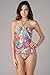 Trina Turk Fiji Flower Bandeau Tankini Top Trina Turk Fiji Flower Bandeau Tankini Top