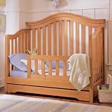 Cottage Treasures Built To Grow Toddler Daybed w Drawer Conversion Kit Nutmeg Pine by Young America