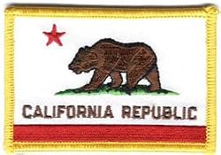 California - State Rectangular Patches