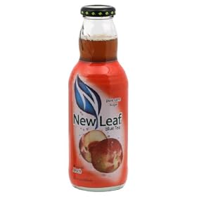 New Leaf Tea, Tea Blue Peach, 16.9-Fluid Ounce (12 Pack)