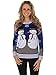 Women's Ugly Christmas Sweater - Snowman Nose Thief Sweater
