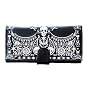 Skull Bandana Black Checkbook Wallet by Loungefly