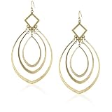 Jessica Simpson Gypsy Ear Gold Chandelier Drop Earr