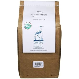 Organic Stone-Ground Whole Wheat Bread Flour - 5 lb. Bag by 