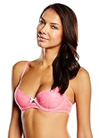 Lulu Castagnette Sujetador Copa Foam con Aros Pastel (Rosa)