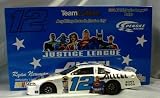 Ryan Newman JLA 1/24 Team Caliber Pearl Chrome Diecast Car