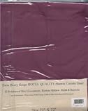 Premium Hotel Weight Burgundy Vinyl Shower Liner
