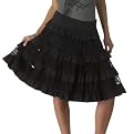 Libertine Lace Ruffle Skirt - Ebony