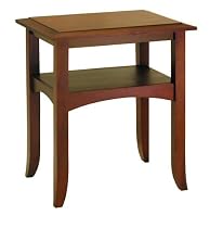 Winsome Wood End Table, Antique Walnut