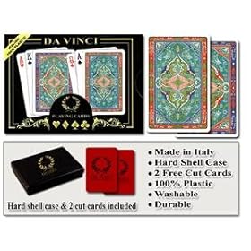 Da Vinci Sorrento - Italian 100 Plastic Playing Cards: Sports & Outdoors