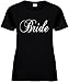 Women's Wedding T-Shirt (BRIDE) Ladies Bridal Party Tee Shirt