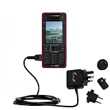 International Wall / AC Charger for the Sony Ericsson C902 - Gomadic Brand w/ TipExchange Technology