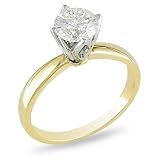 14k Gold 1ct TDW Diamond Solitaire Engagement Ring (H-I, I1-2)