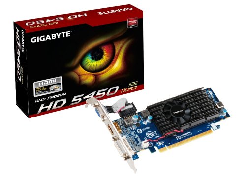 GIGABYTE Radeon HD5450 1024MB DDR3 PCI-E 64bit Dual-Link DVI-I HDMI D-sub aktiv Preisvergleich