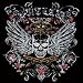 Outlaw Skull Crown with Wings Alchemy T-shirt