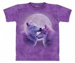 The Mountain Loving Wolves Purple T-shirt