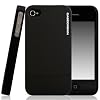 CaseCrown Lux Glider Case for Apple iPhone 4 and 4S (AT&T, Sprint, & Verizon compatible) - Black Obsidian