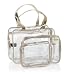 3 Piece Clear Cosmetic Bag Set