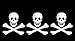 JOLLY ROGERS CHRISTOPHER CONDENT PIRATE FLAG Image