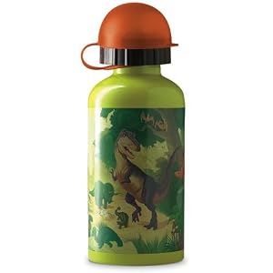 Crocodile Creek Dinosaur Kingdom Stainless Steel 13.5 Oz Water Bottle