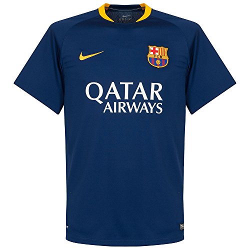 Nike 2015/16 Boys FC Barcelona Flash Training Soccer Short-Sleeve Shirt [LOYAL BLUE]