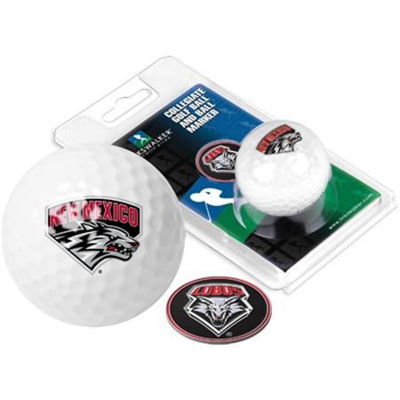 New Mexico Lobos Unm Ncaa Collegiate Logo Golf Ball Ball Marker