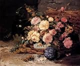 12X16 inch Cauchois Eugene Henri Still Lifes Of Spring And Autumn