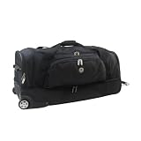 Travel Gear Bag Olympia Deluxe Drop Bottom Rolling Duffel