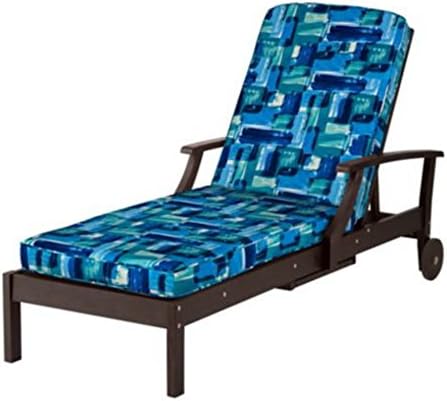 Chaise Cushion-Box Edge 72" x21" x 3-1/2" (Capri Sea Glass)