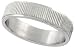 Surgical Steel 1/4 (6 mm ) Wedding Band with Coin Edge Finish