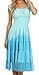 Sakkas Womens Mid Length Spring Maiden Ombre Peasant Dress