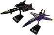 SMITHSONIAN InAir E-Z Build 2 pc Set, F-18 Hornet Blue Angels and SR-71 Blackbird