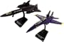SMITHSONIAN InAir E-Z Build 2 pc Set, F-18 Hornet Blue Angels and SR-71 Blackbird