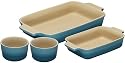 Le Creuset Stoneware Baking Set, 4 Piece, Teal