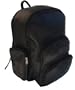 Expandable Backpack - Leather - Black (Black) (15" x 14" x 4.5" to 7")