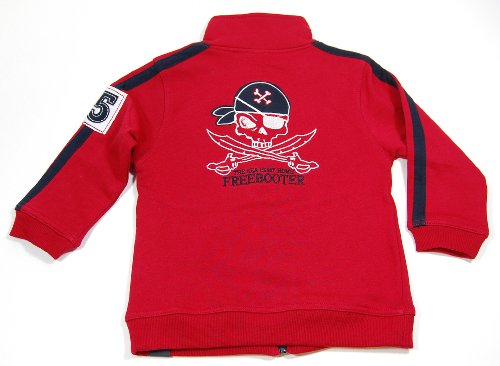 Salt and Pepper Piraten Kinder Sweatshirt Jacke 9118147 ( 360) rot Gr. 116 Salt and Pepper Piraten Kinder Sweatshirt Jacke 9118147 ( 360) rot Gr. 116