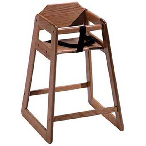 Wooden High Chair Solid Oak Natural Oak Finish 1 Each Gayanrtolkova