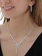 Dazzling Crystal Rhinestone Necklace and Matching Earrings