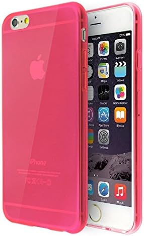 Iphone 6 Case, Slim Transparent Cell Phone Covers By Lyfe Goods, Premium Ultra-Thin Colorful Design, Instant Protection, Anti-Scratch, Shock, Access All Functions. Red