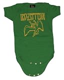 ON11 Led Zeppelin Green Swan Song Baby Creeper Romper