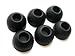 6 Medium (M-mch) Soft Comfort Replacement Earbuds Eartips Eargels for Motorola S-11 HD and S-11 Flex HD Bluetooth Wireless Stereo Headsets