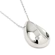 Ferroni Drop Necklace With Round CZ 16"+1" Ferroni Drop Necklace With Round CZ 16"+1"