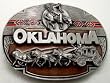 Oklahoma State 3-D Enamel Pewter Belt Buckle