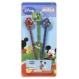 Disney Mickey Mouse Club Pencil with Eraser Topper 3 pack
