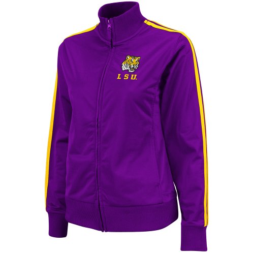 NCAA Louisiana State Fightin Tigers Carrier Track Jacket (Purple, Large)